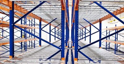 pallet rack flue space