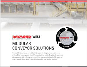 Modular Conveyor Solutions Brochure image