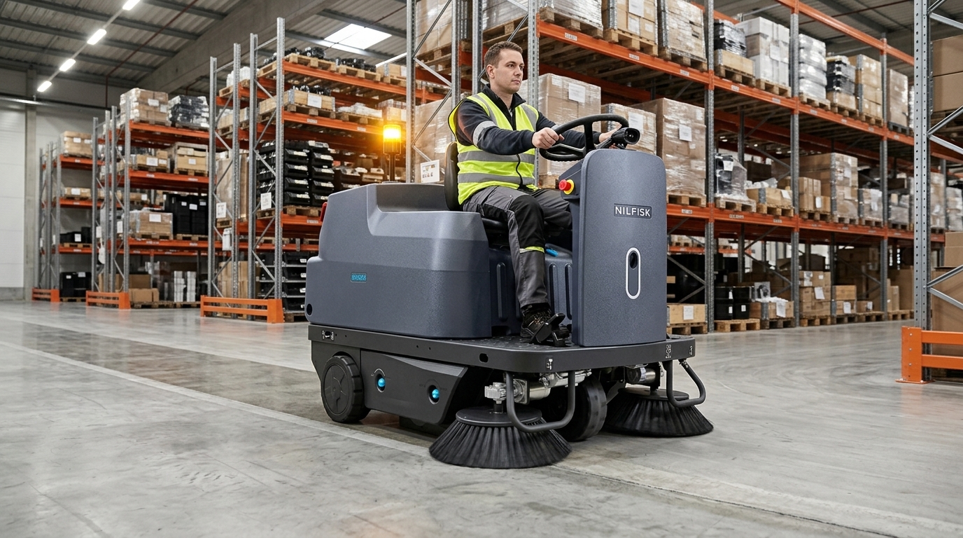 floor scrubbers vs floor sweepers