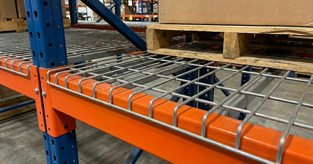 pallet rack wire decking