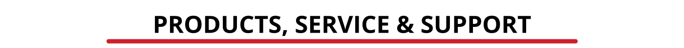 Products Service and support