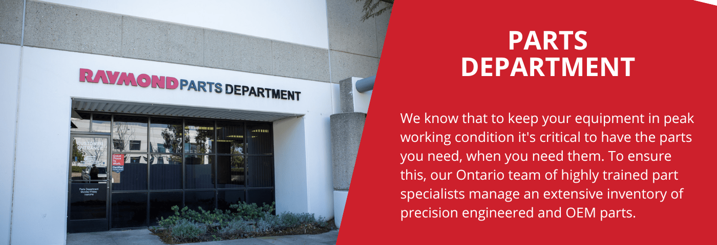 Ontario parts department