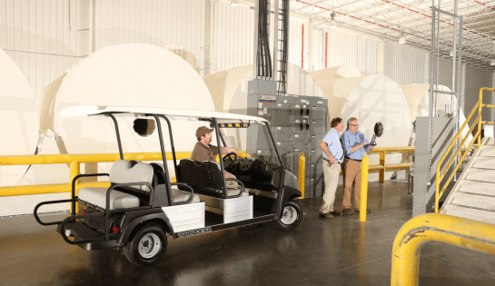 Club Car in action