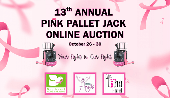 Pink Pallet Jack