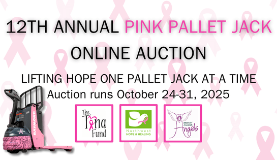 Pink Pallet Jack, Auction, 2025