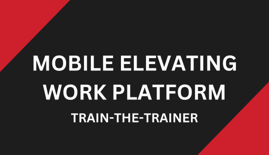 Mobile Elevating Work Platform Train the trainger