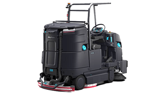 Nilfisk CS7500, combination scrubber sweeper