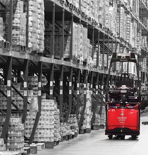 automated forklift, automation