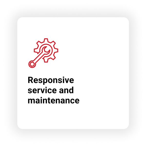 Responsive Service and Maintenance