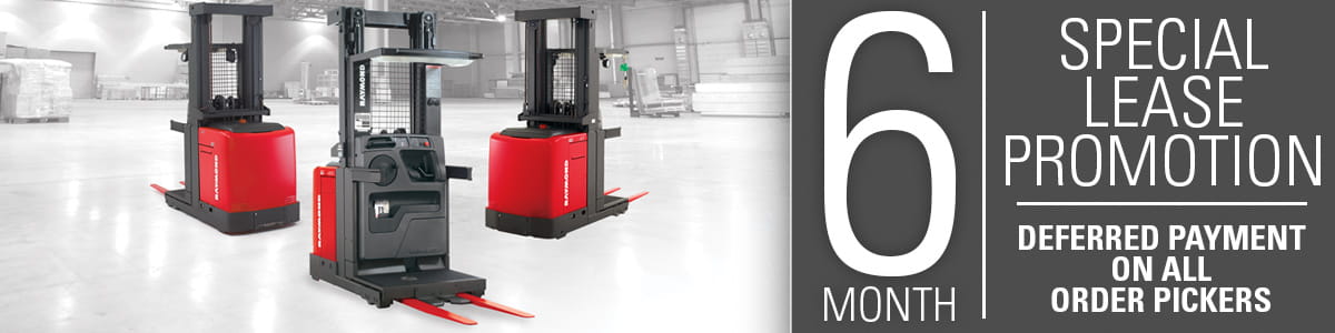 order picker lease promotion